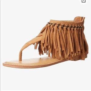 Not Rated Fringe Sandals